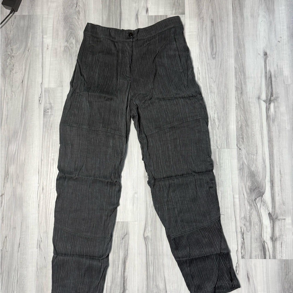 Women’s  Black Pinstripe Pants